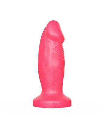 Розовый анальный фаллос - 12 см.